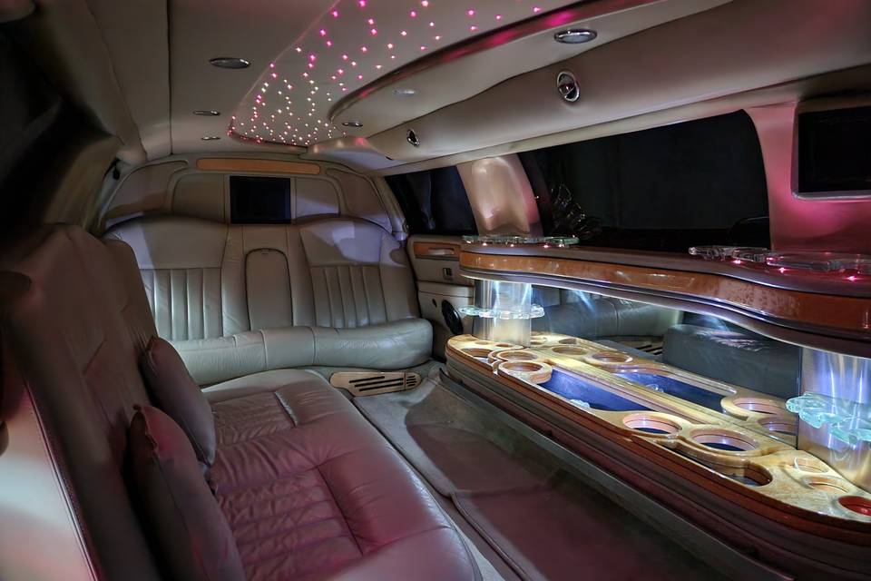 White Lincoln interior