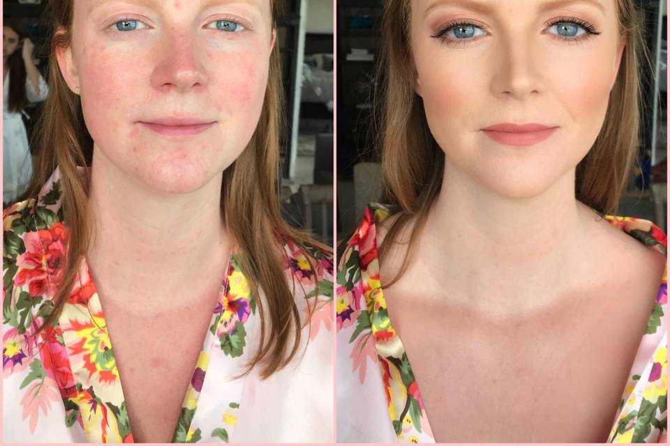 NATURAL GLAM BEFORE/AFTER