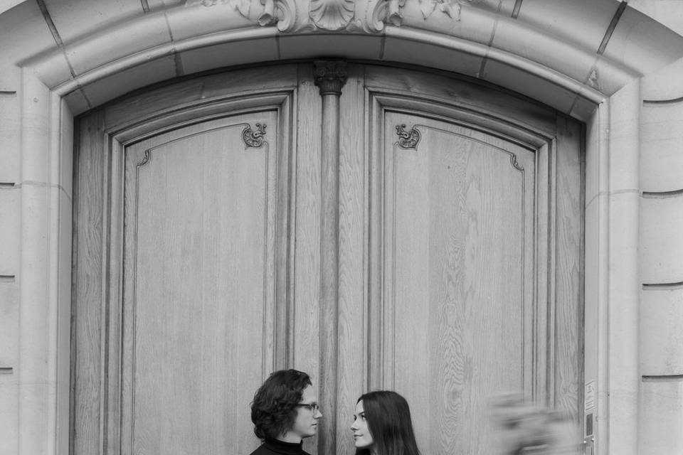 Engagement shoot, NYC photo
