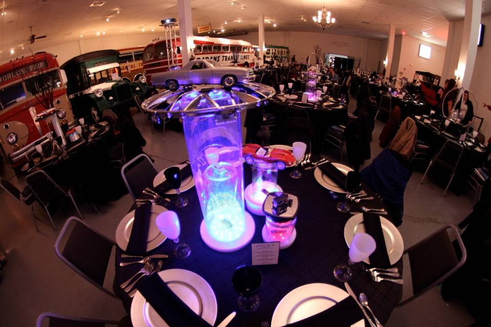 Light up centerpieces