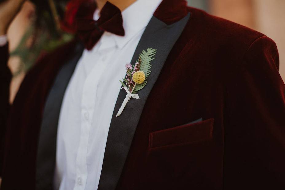 Small Colorful Boutonniere