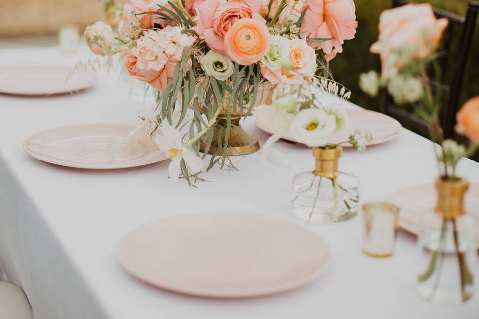 Shades of Pink Centerpiece