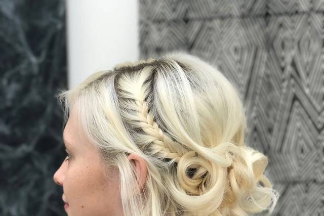 Blonde hair