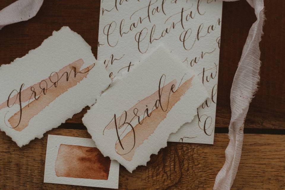 Couple Place Cards