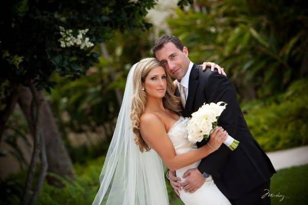 Lauren and her groom