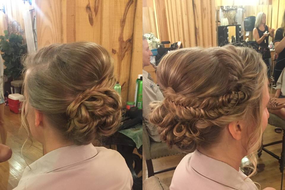 Updo with Braids Party Member