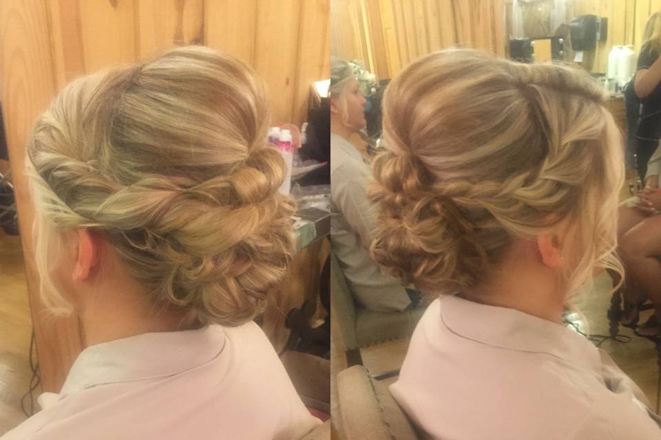 Updo with Twists Party Member