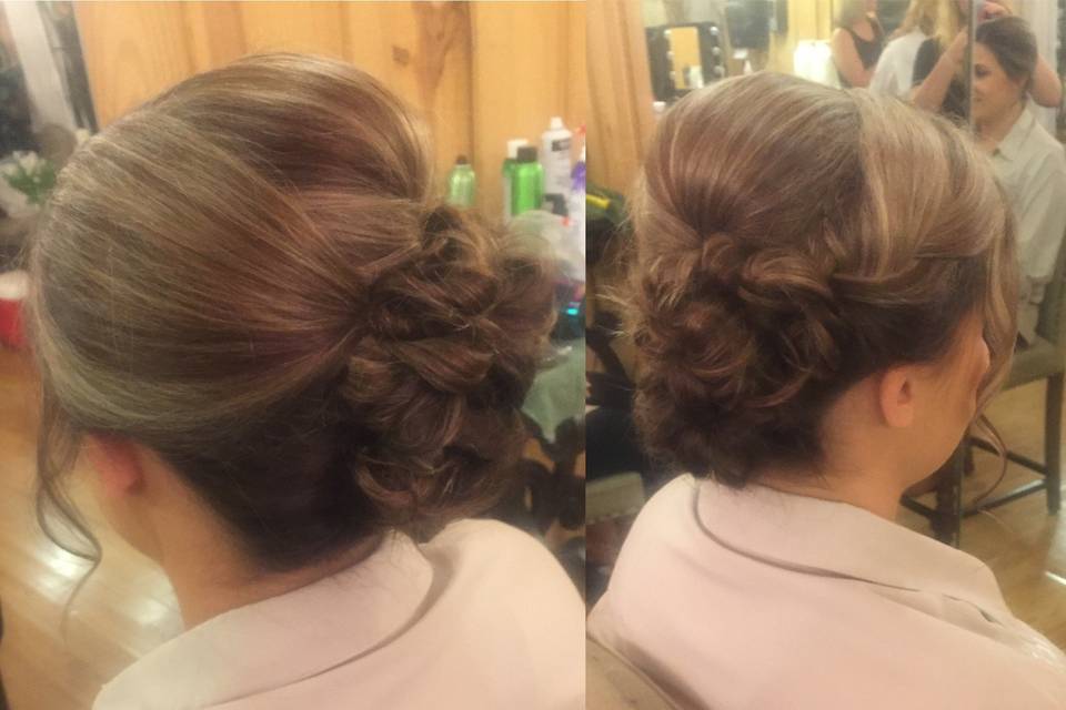 Updo with twists Party Member