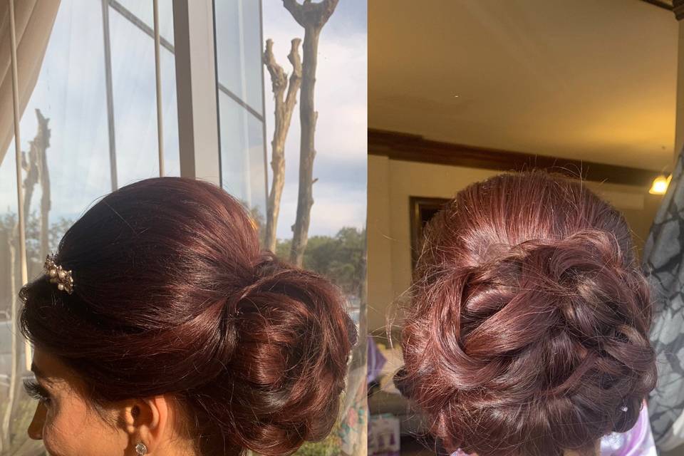 Updo Style for Bride
