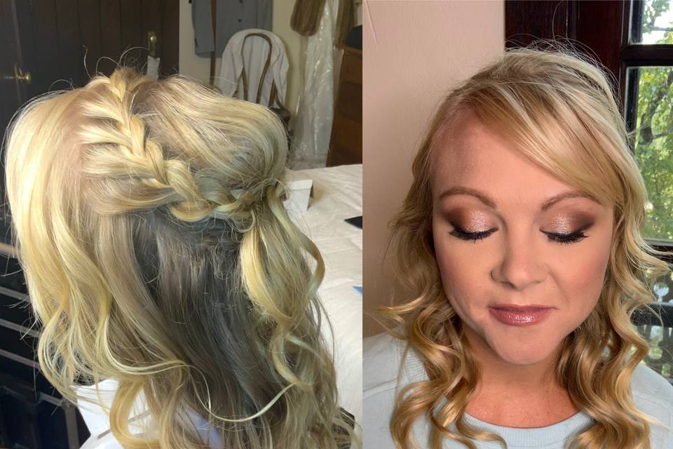 Wedding hair and makeup