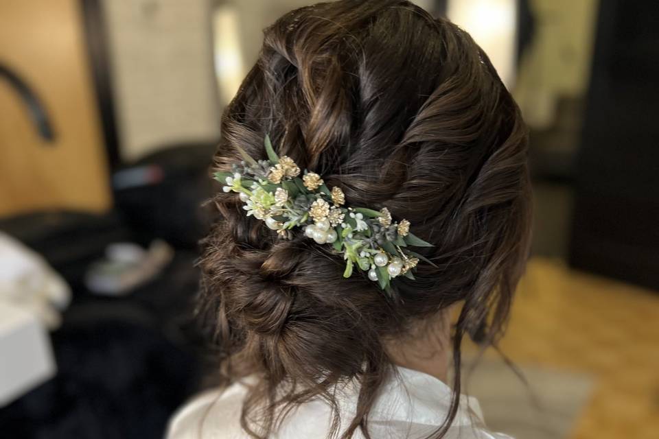 Bridal hair