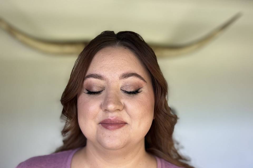 Bridal trial makeup