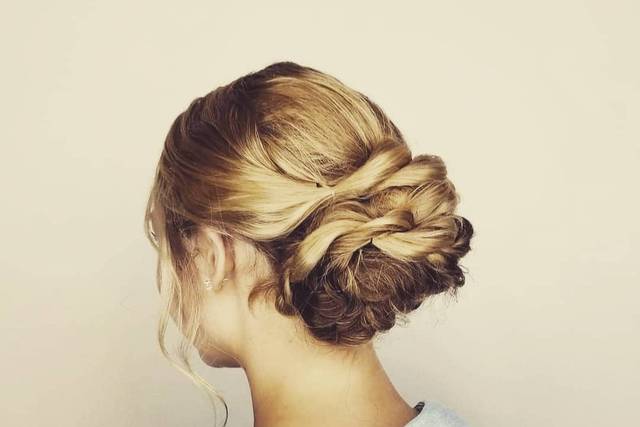 Bridal updo