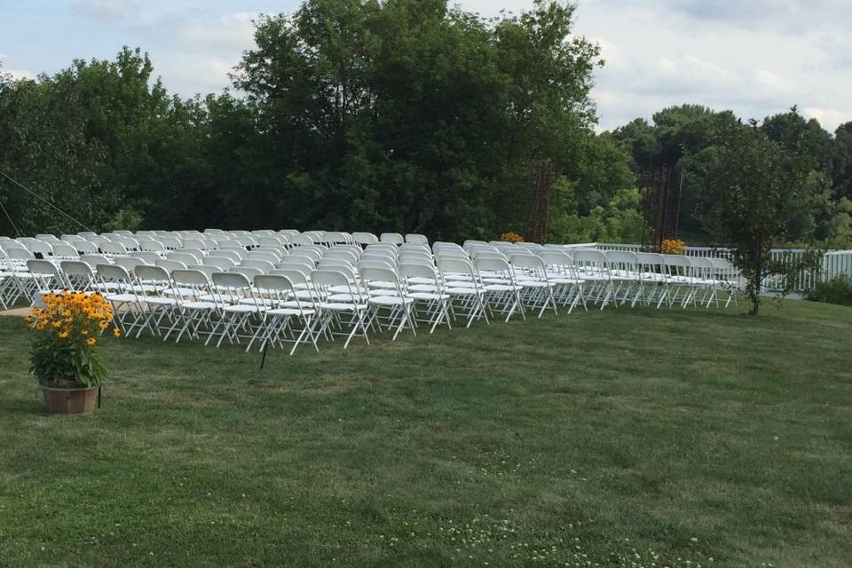 Ceremony setup