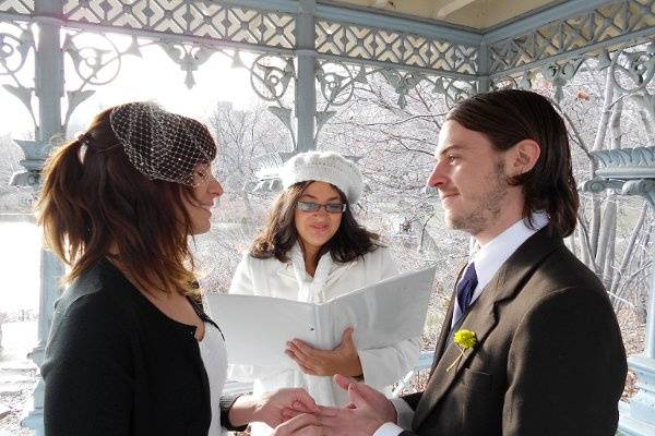 Winter elopement