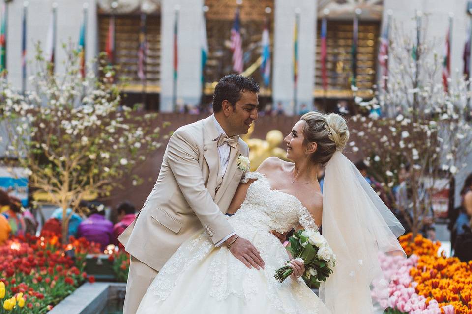 Rockefeller Center wedding