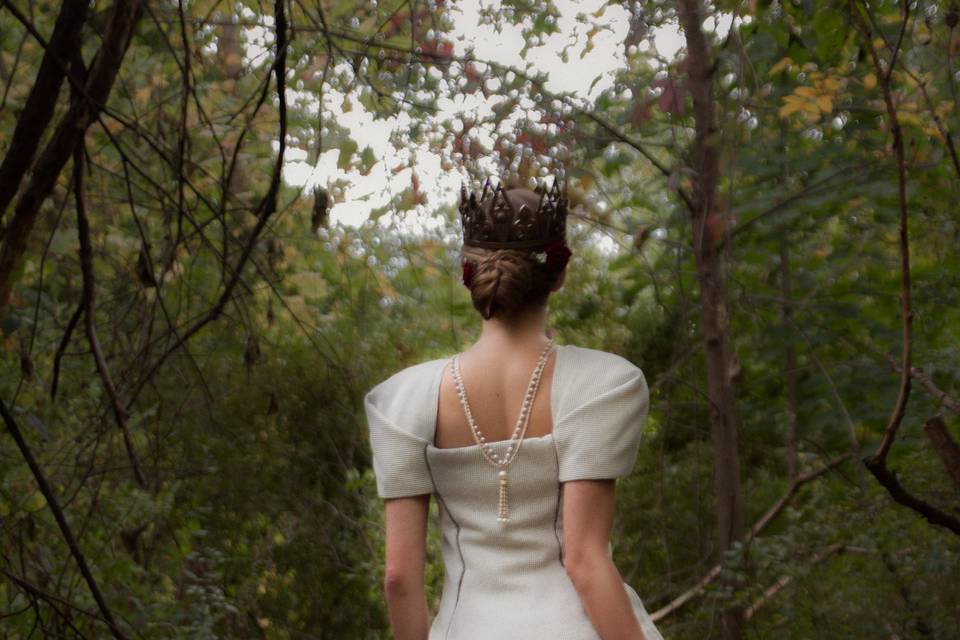 Alternative Wedding gown. Steampunk Princess. Photo by Little House Studio