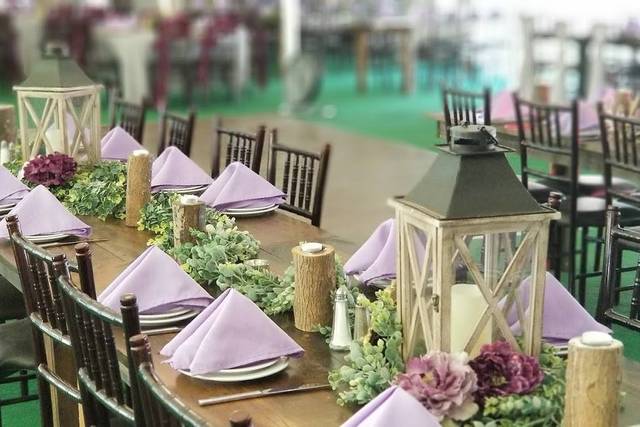 Reception table details