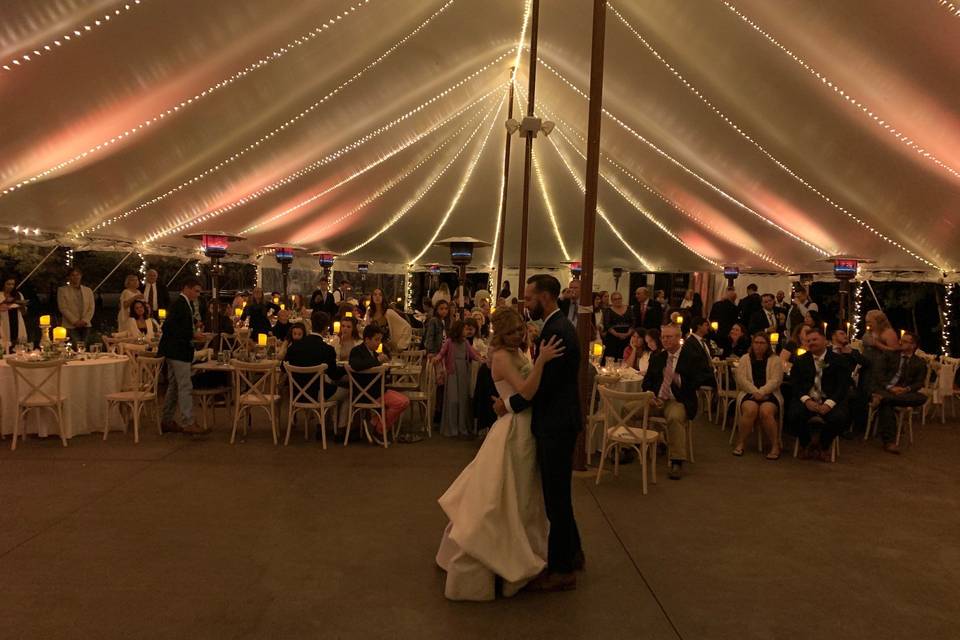 Tent wedding