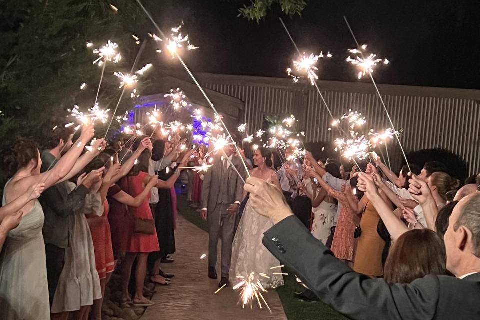 Sparkler Send Off