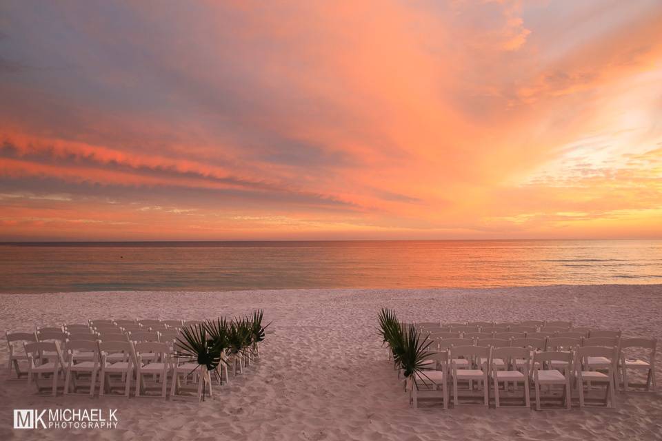 Sunset Beach Ceremony