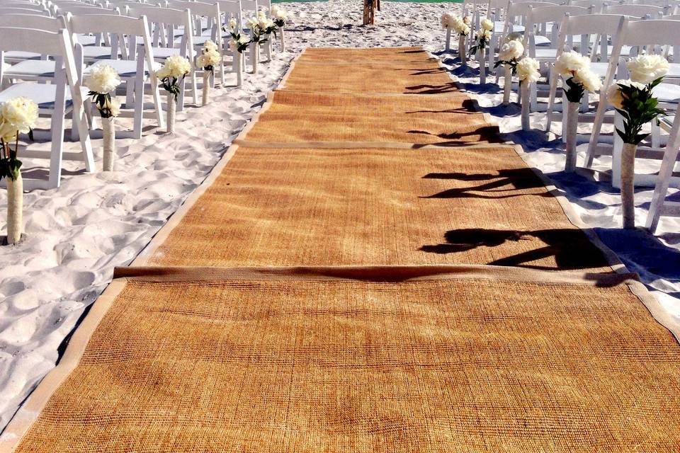 Long table set-up