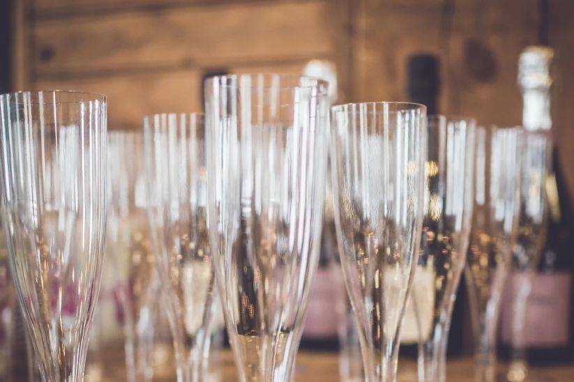 Champagne glasses