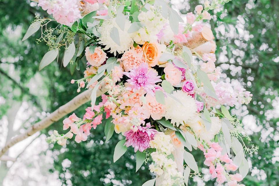 Arch flowers