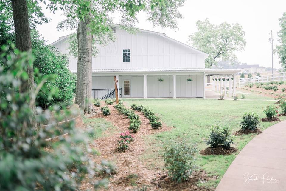 Front of the barn