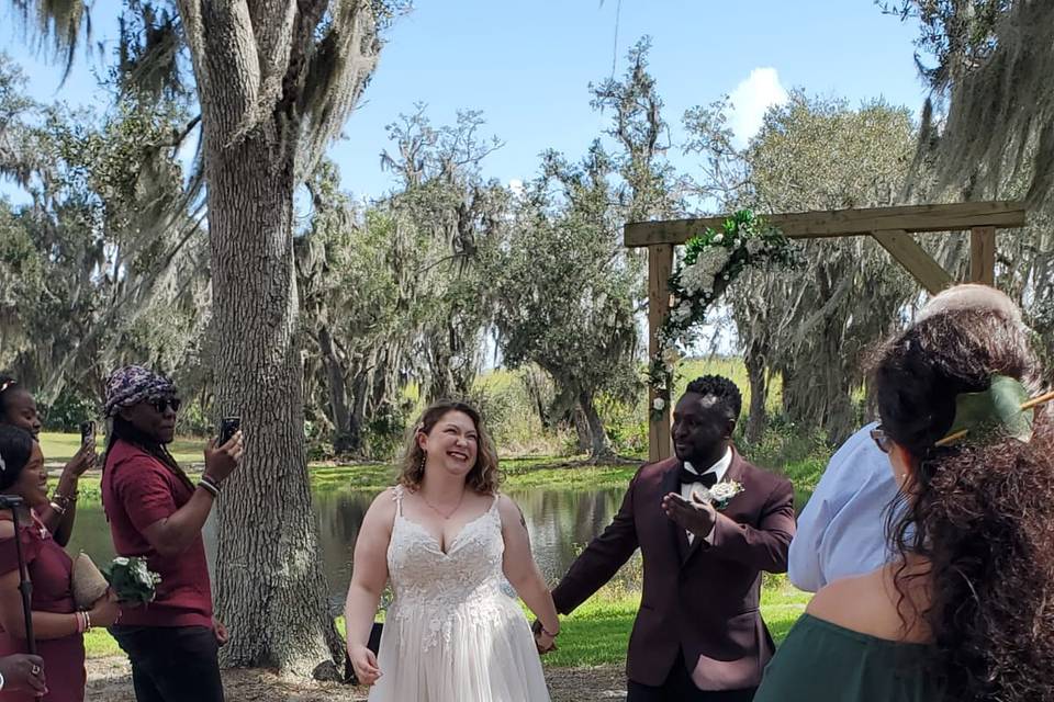 We're married now!