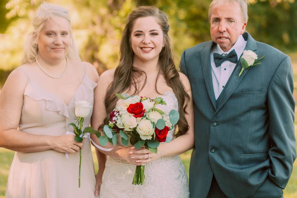 Bride and Parents