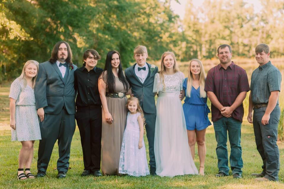Groom and Family