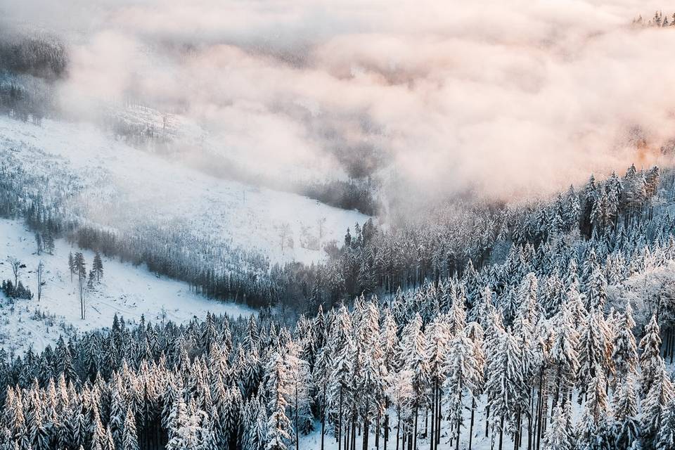 Snowy mountains