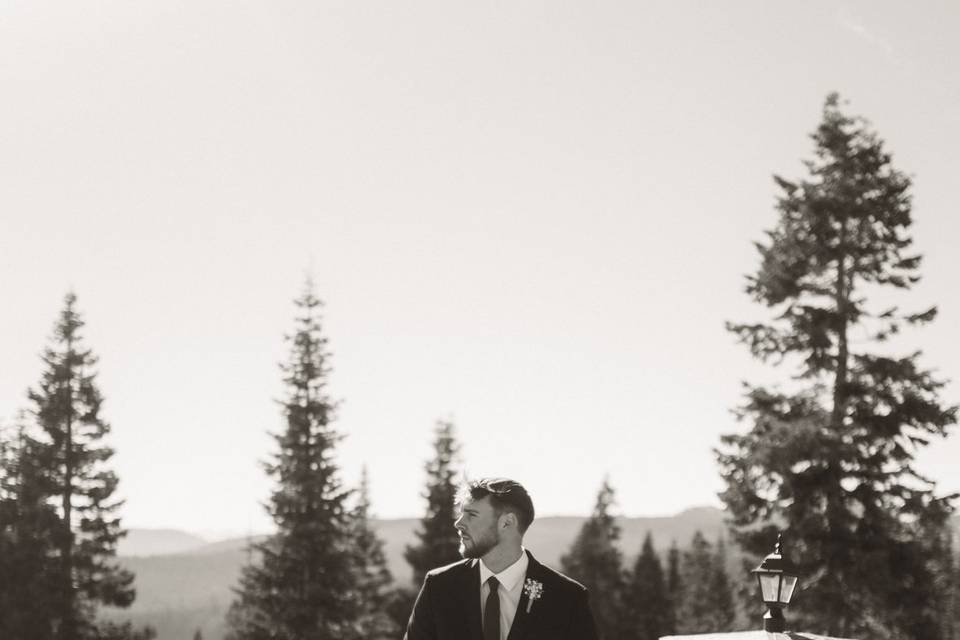 Moments before first look