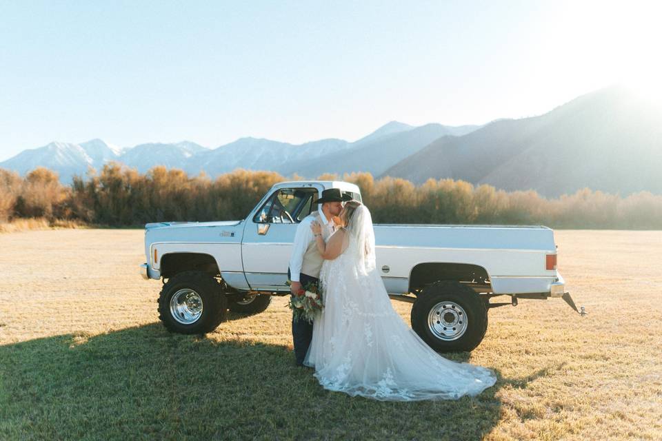 A wedding landscape in Nv
