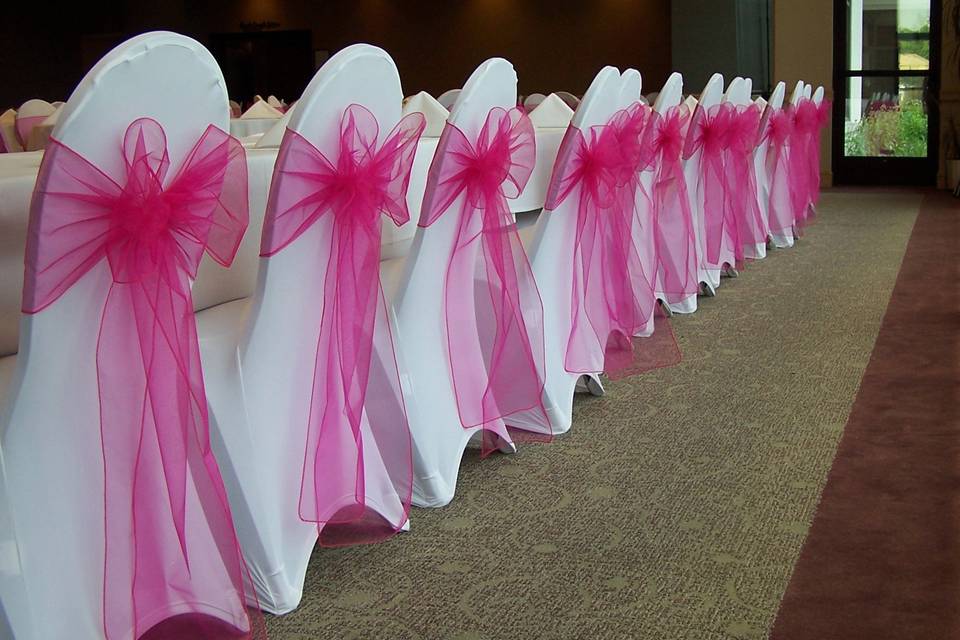 Pink Organza Bows