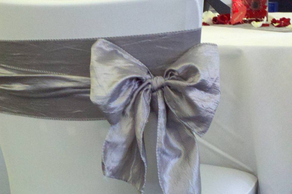 Silver Sassie Bow