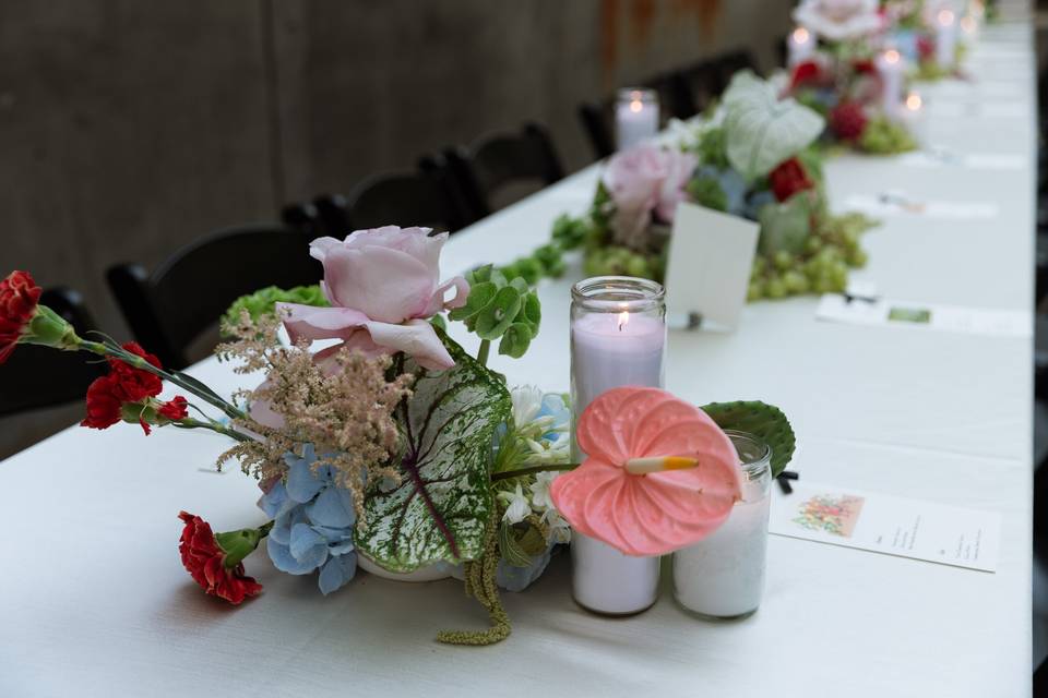 Tablescape with Fruit