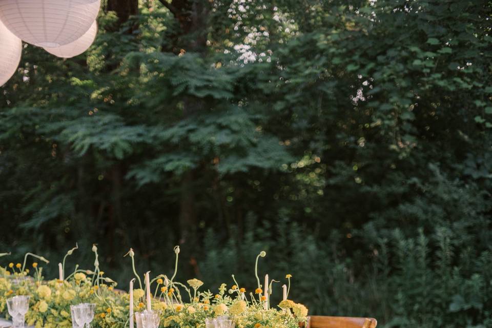 Yellow Tablescape