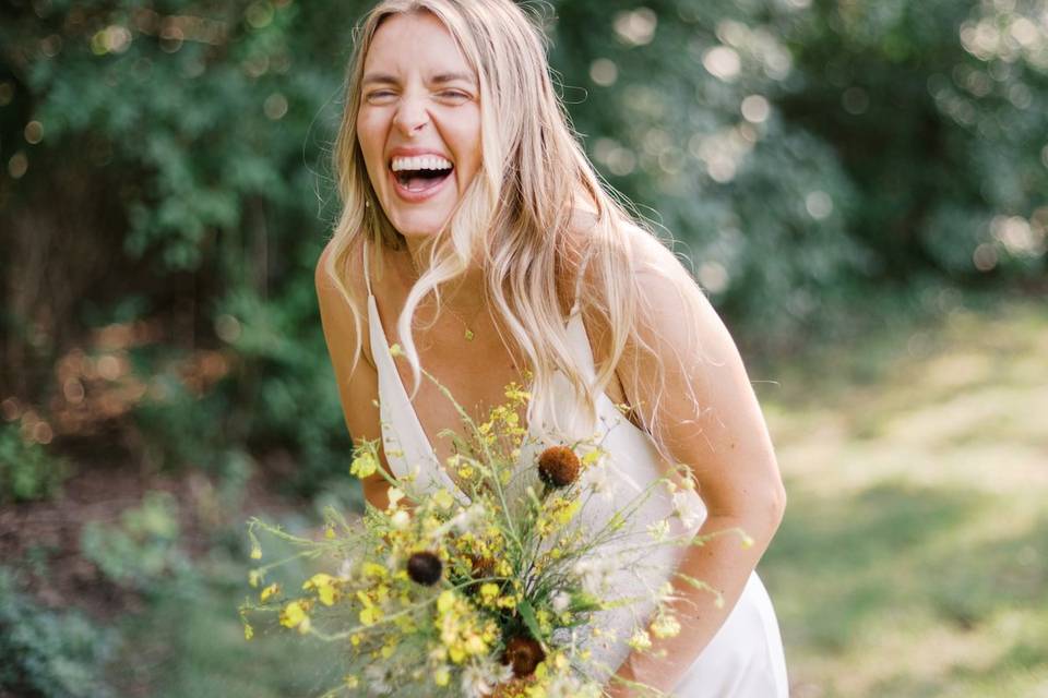Yellow Orchid Bridal Bouquet