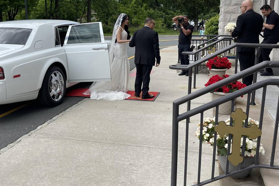 Shadowbrook Wedding Rolls Royc