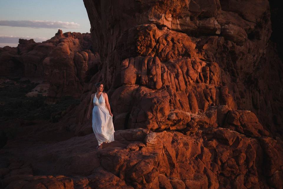 Arches National Park Bride