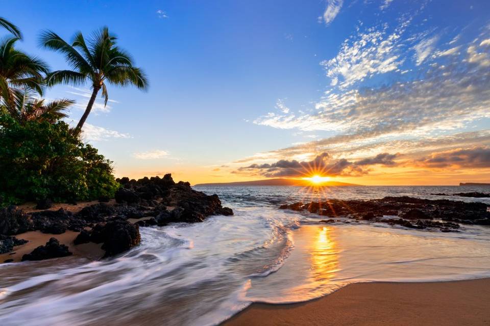 Romantic Hawaiian Sunset