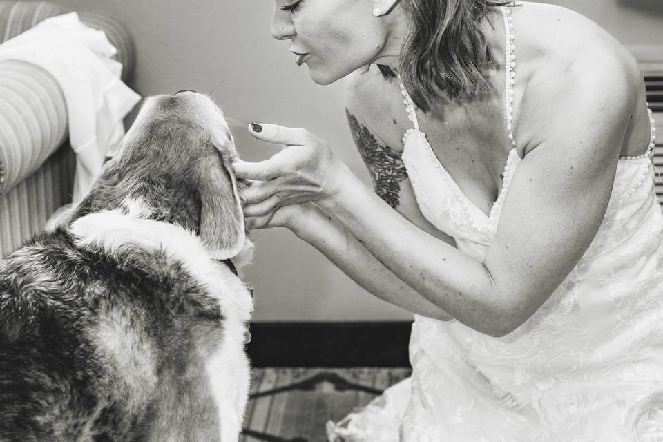 Kissing Dog