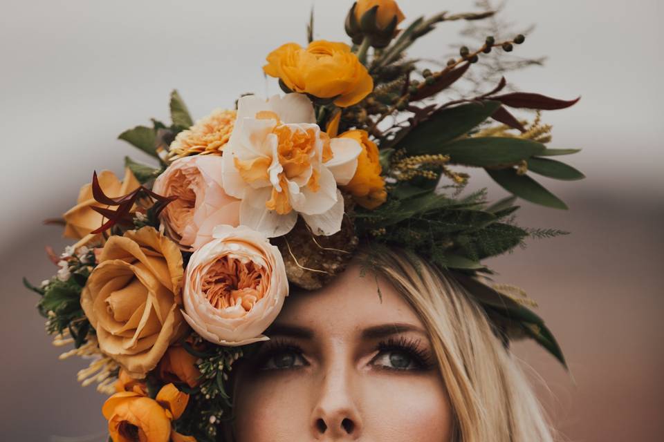 Floral crown - Jane in the Woods Photographie