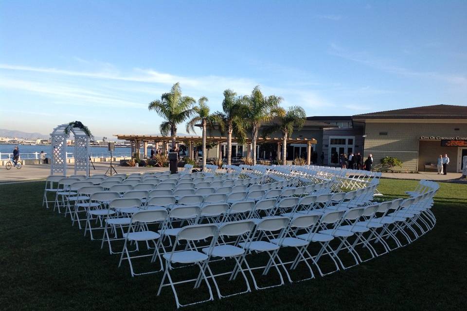 Chairs for the guests