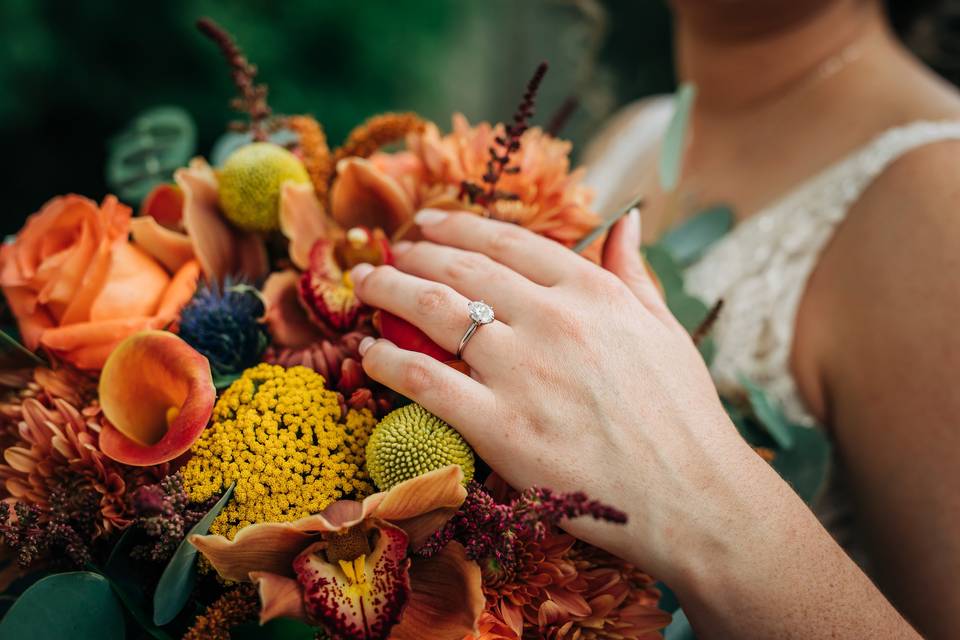 Florals and Ring