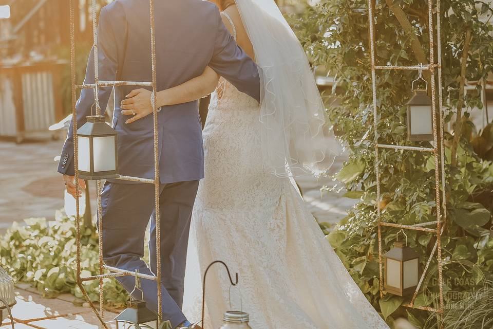 Couple at Valrico Wedding