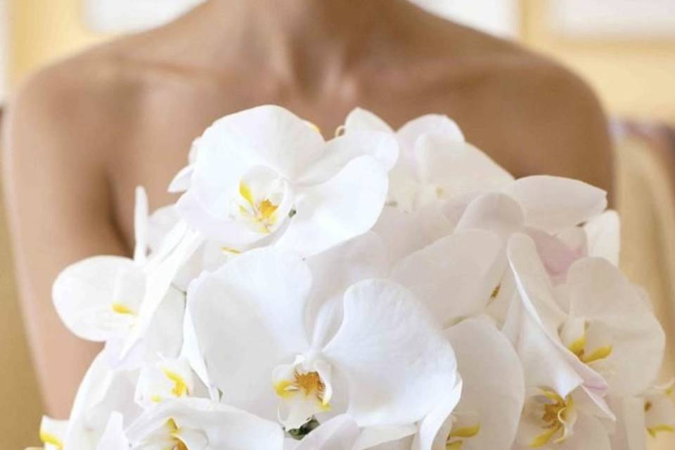 White Orchid bouquet