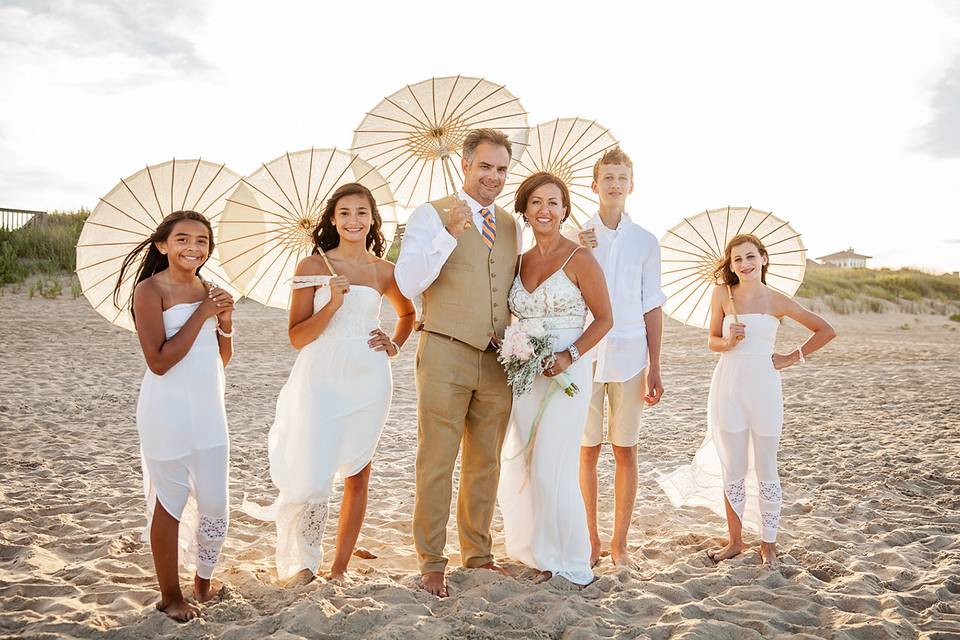 Sanderling wedding in Duck NC